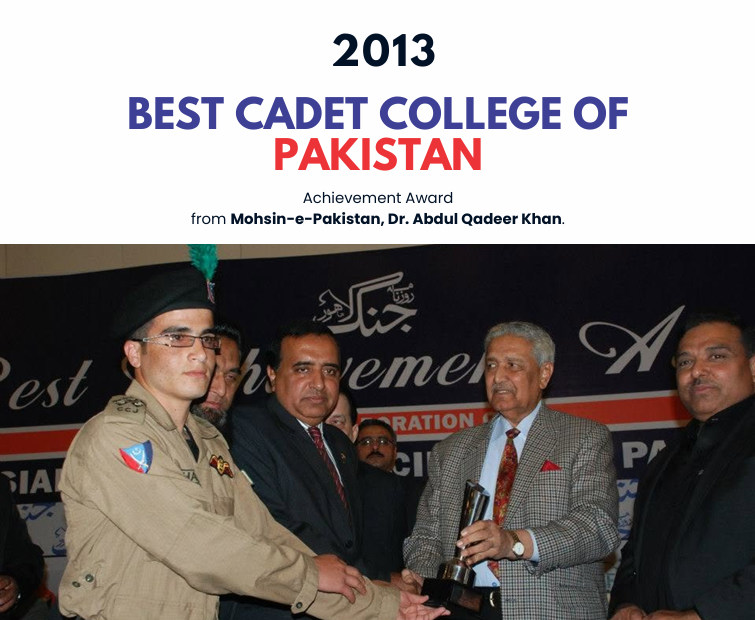 best cadet college award ccj
